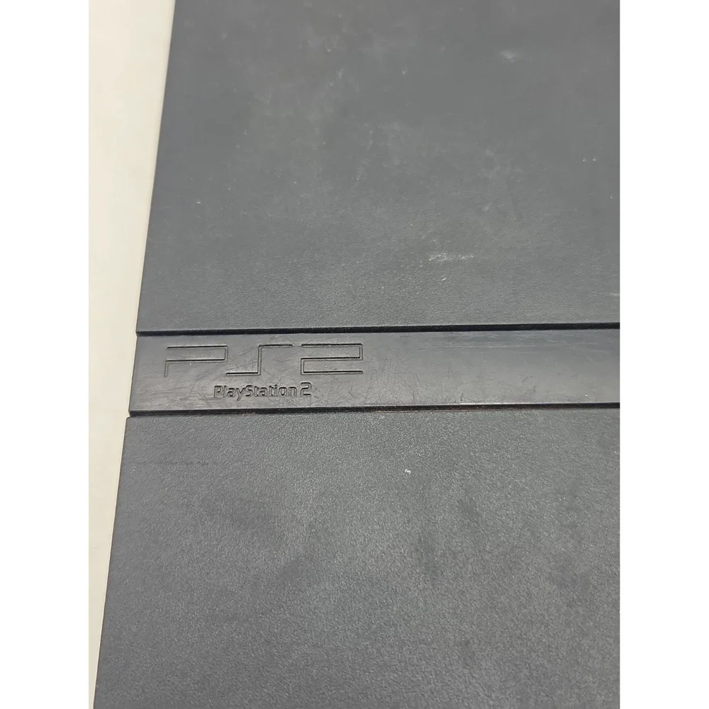 Sony PlayStation 2 PS2 Slim SCPH-75001 Black Console Only For Parts Or Repair